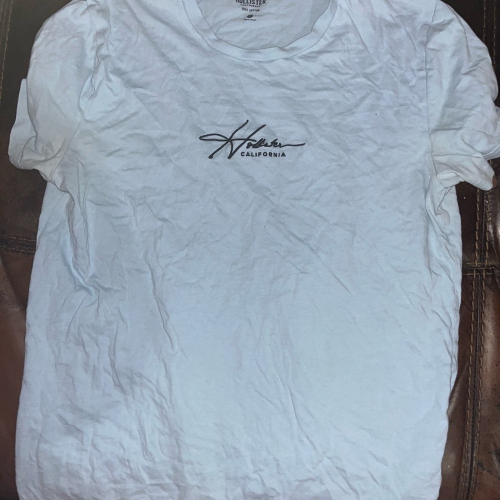 Hollister light blue Graphic Tee